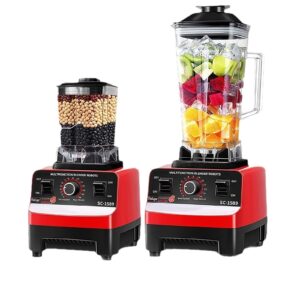 4500W Dual Cup Commercial Electric Blender | SC-1589 Multi-purpose Smoothie Grinder - ChilTok Global
