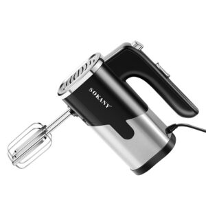 SOKANY 5-Speed Stainless Steel Hand Mixer | Electric Egg Beater & Dough Kneader - ChilTok Global